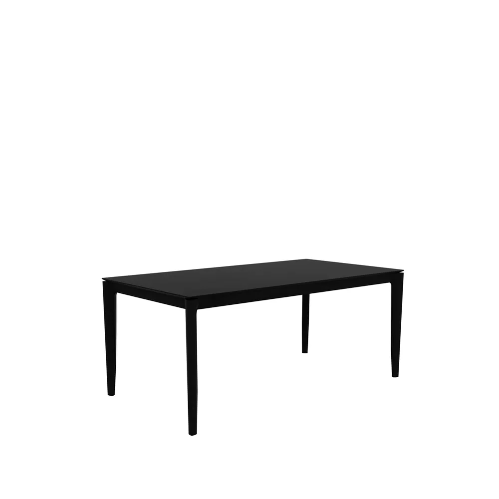 Bok dining table 180x90 cm, Black stained oak Ethnicraft
