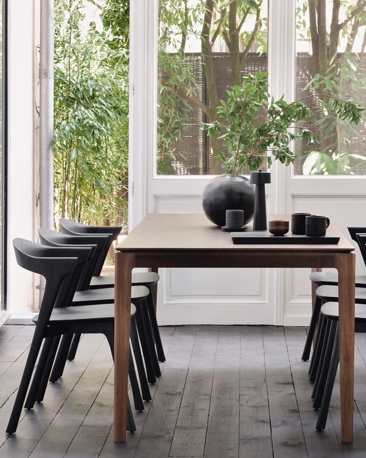 Bok dining table 200x95 cm, Lacquered teak brown Ethnicraft