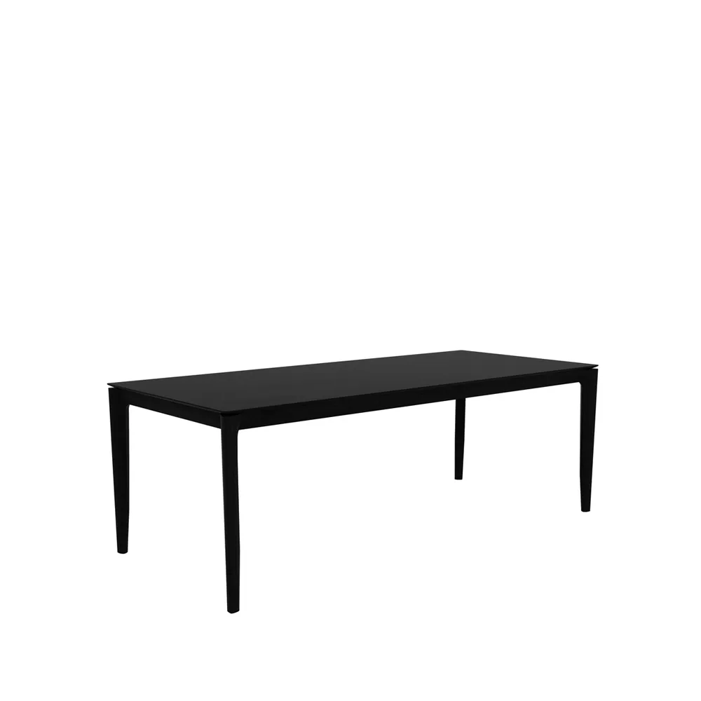 Bok dining table 220x95 cm, Black stained oak Ethnicraft