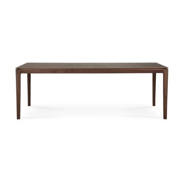 Bok dining table 220x95 cm - Lacquered teak brown - Ethnicraft