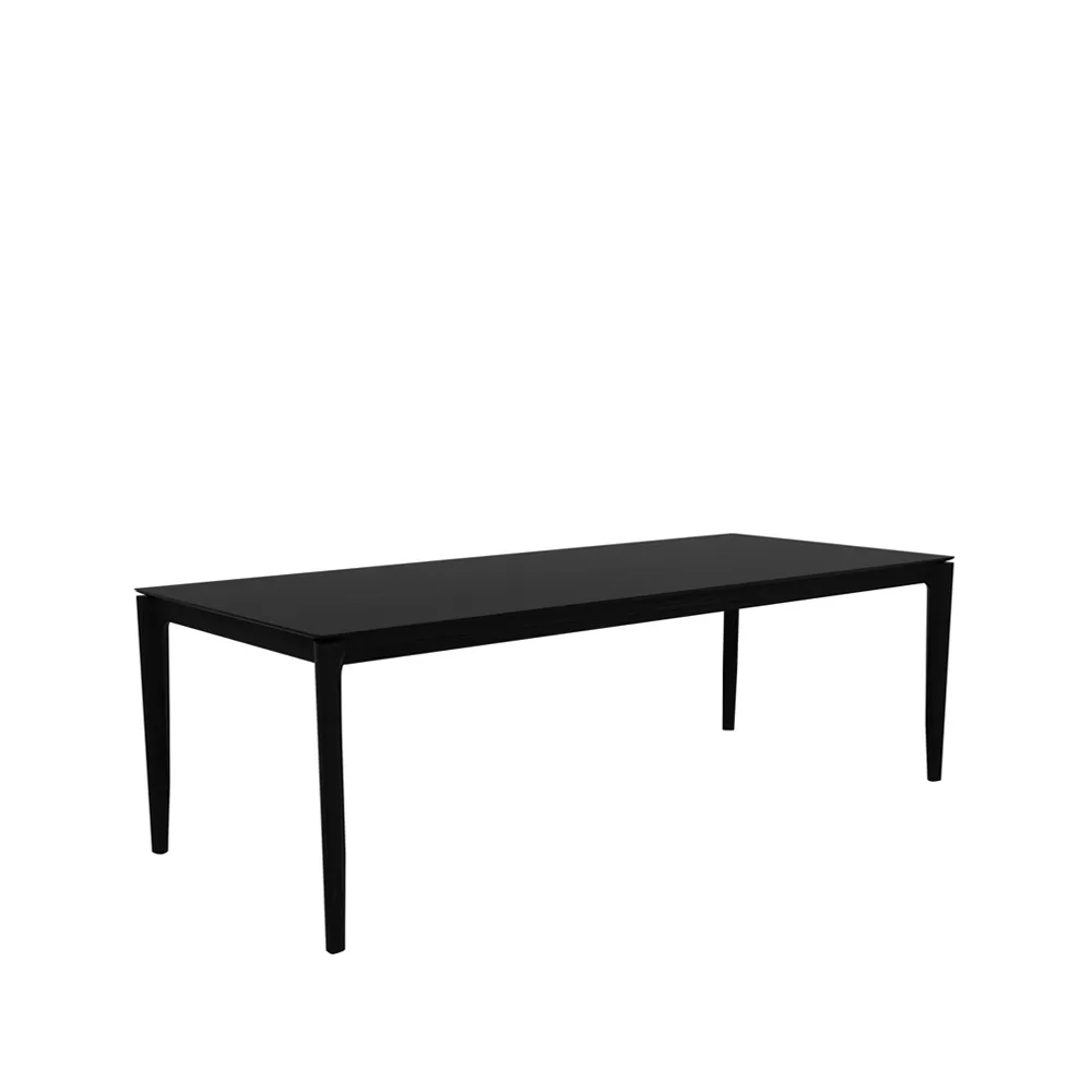 Bok dining table 240x100 cm, Black stained oak Ethnicraft