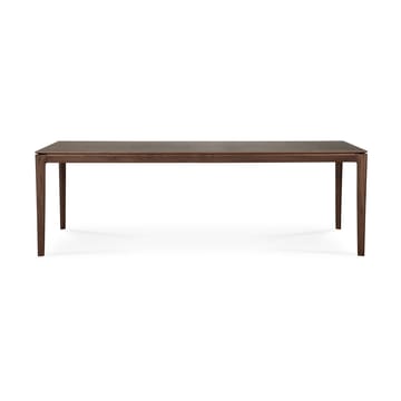 Bok dining table 240x100 cm - Lacquered teak brown - Ethnicraft