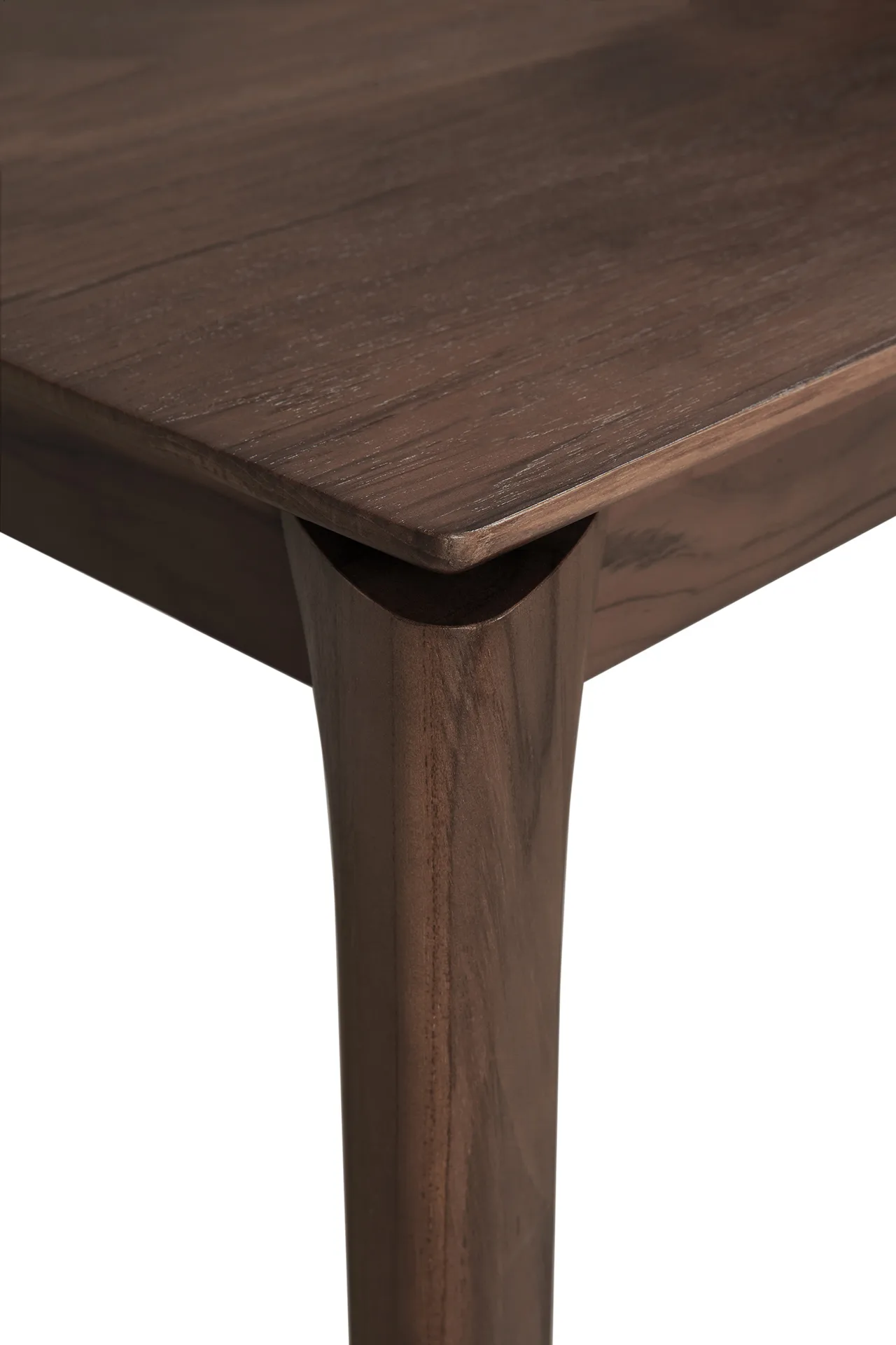 Bok dining table 240x100 cm, Lacquered teak brown Ethnicraft