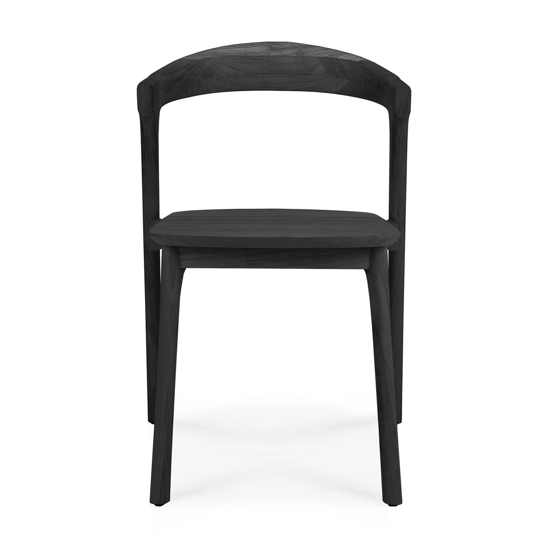 Bok outdoor chair, Black-stained teak Ethnicraft