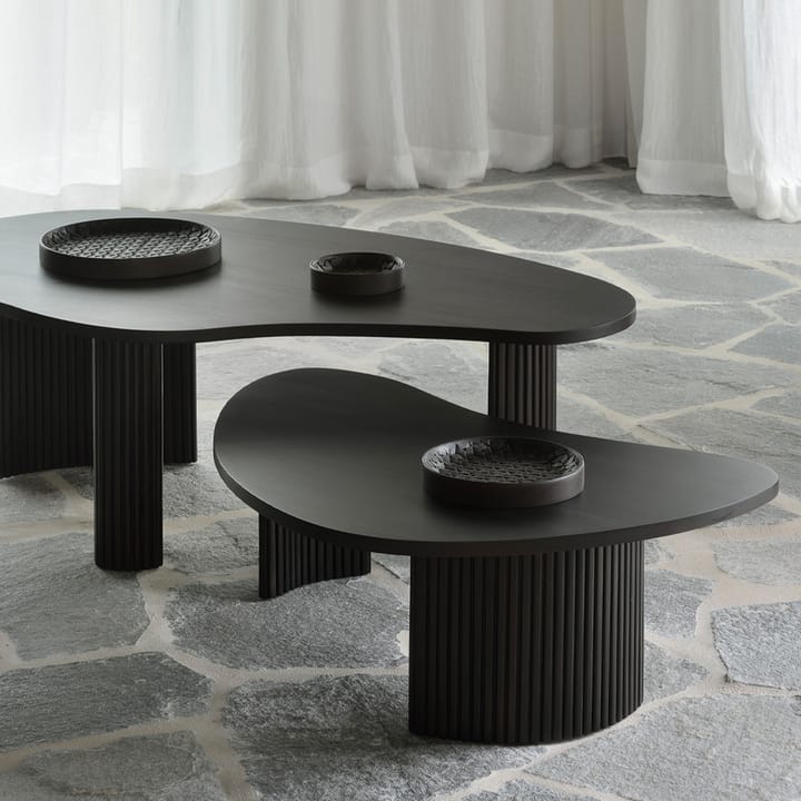 Boomerang coffee table, Mahogany dark brown 85x77 cm Ethnicraft