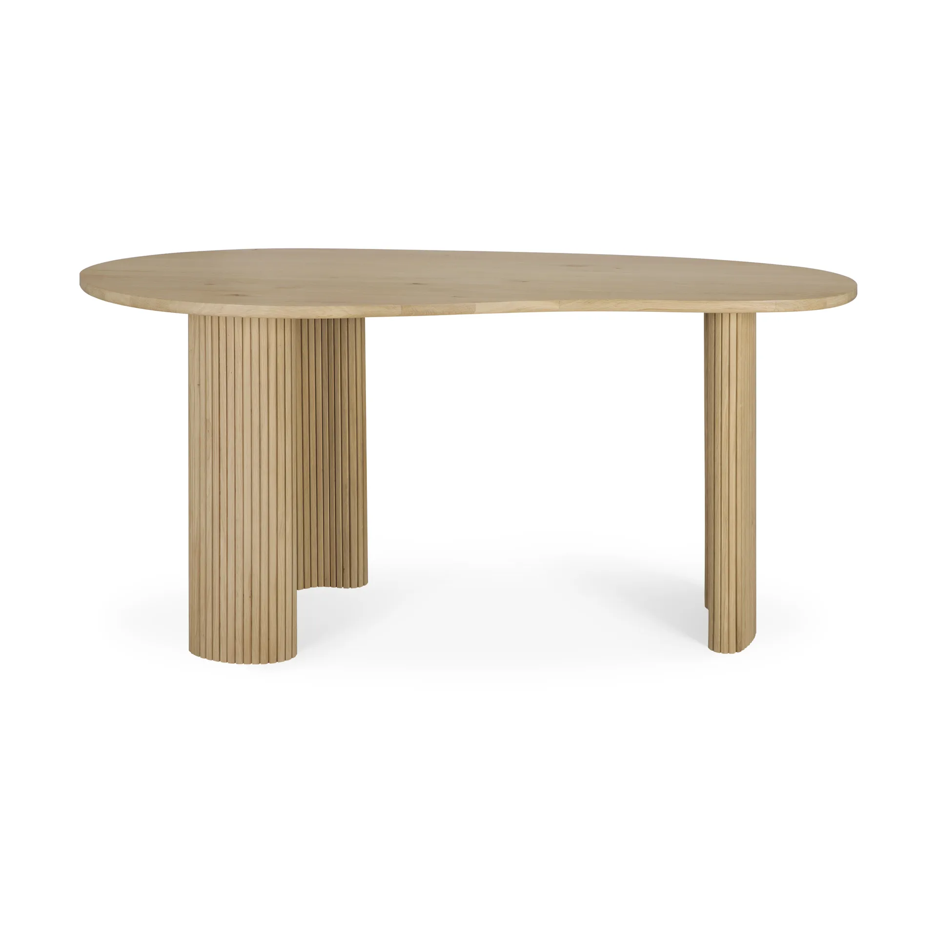 Boomerang desk, Lacquered oak, 160x83x76 cm Ethnicraft