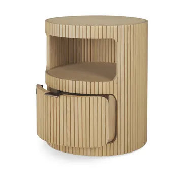 Boomerang hook rack with key lock - Oak, Ø45 cm - Ethnicraft