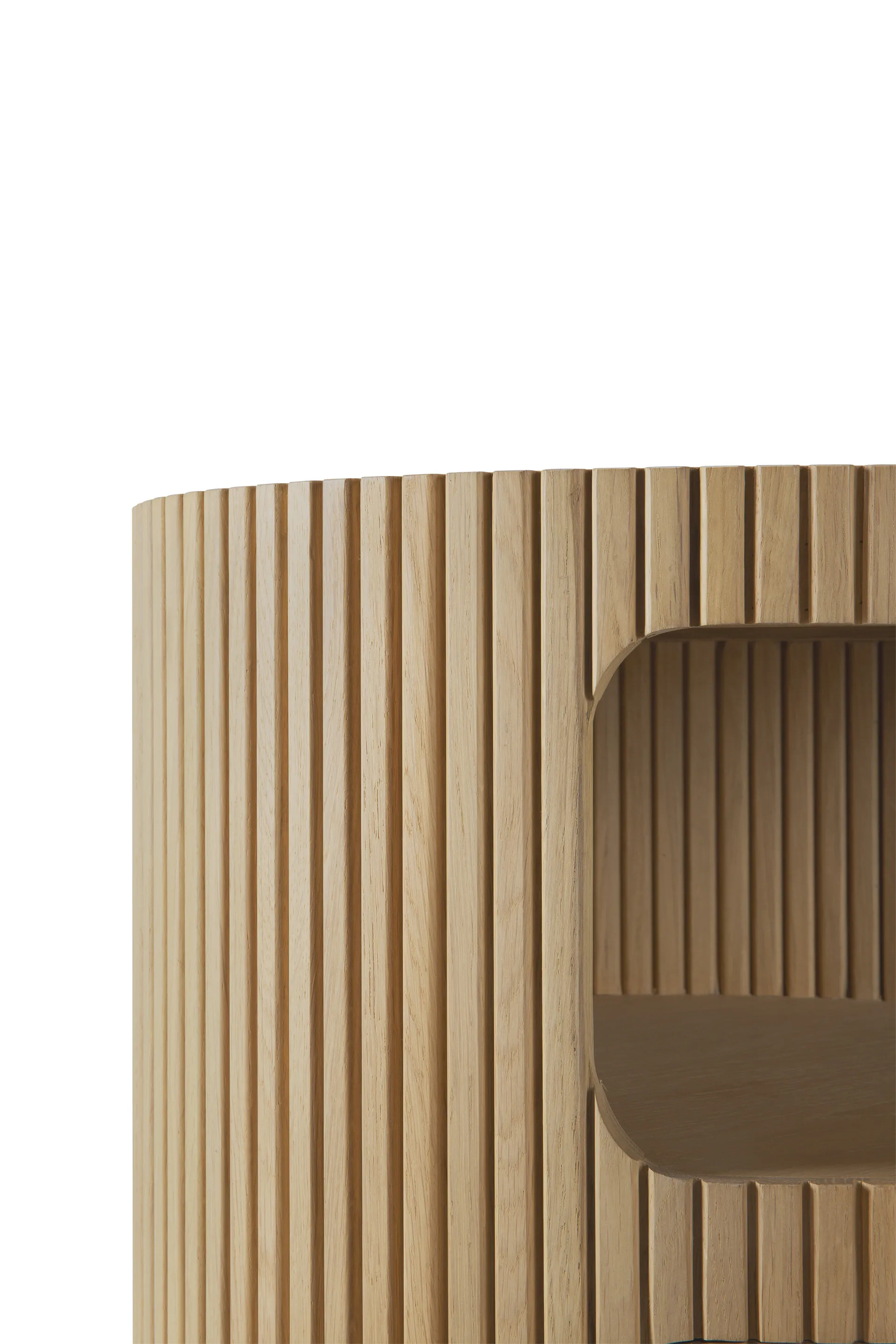 Boomerang hook rack with key lock, Oak, Ø45 cm Ethnicraft