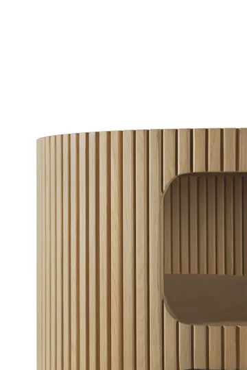 Boomerang hook rack with key lock - Oak, Ø45 cm - Ethnicraft