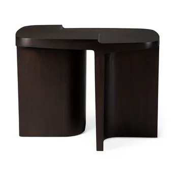 Brutalist side table - Rose brown mahogany, 60x40 cm - Ethnicraft