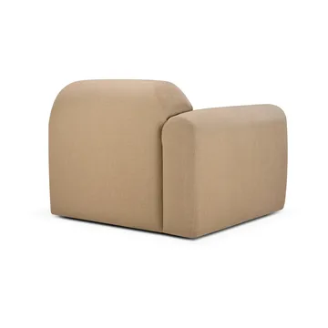 Bulky modular sofa end unit right armrest - Light sepia - Ethnicraft