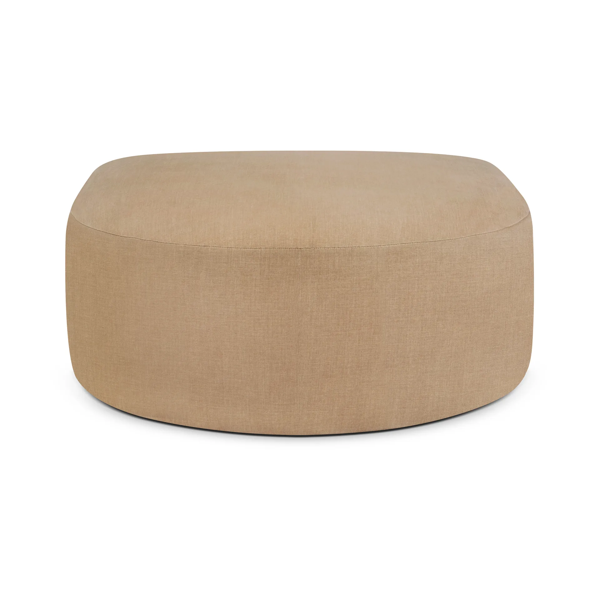 Bulky semi-circle ottoman, Light sepia Ethnicraft