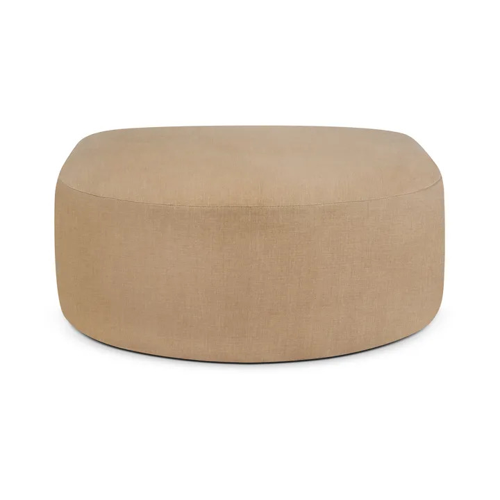 Bulky semi-circle ottoman - Light sepia - Ethnicraft