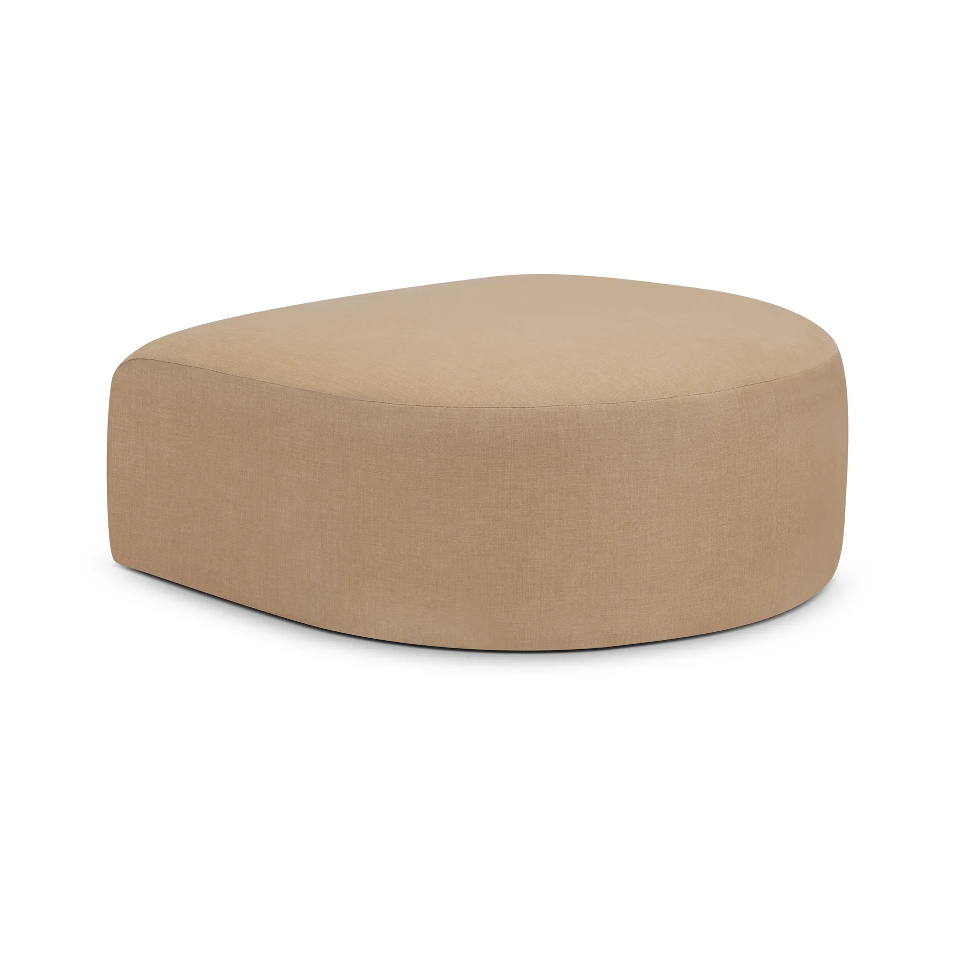 Bulky semi-circle ottoman, Light sepia Ethnicraft