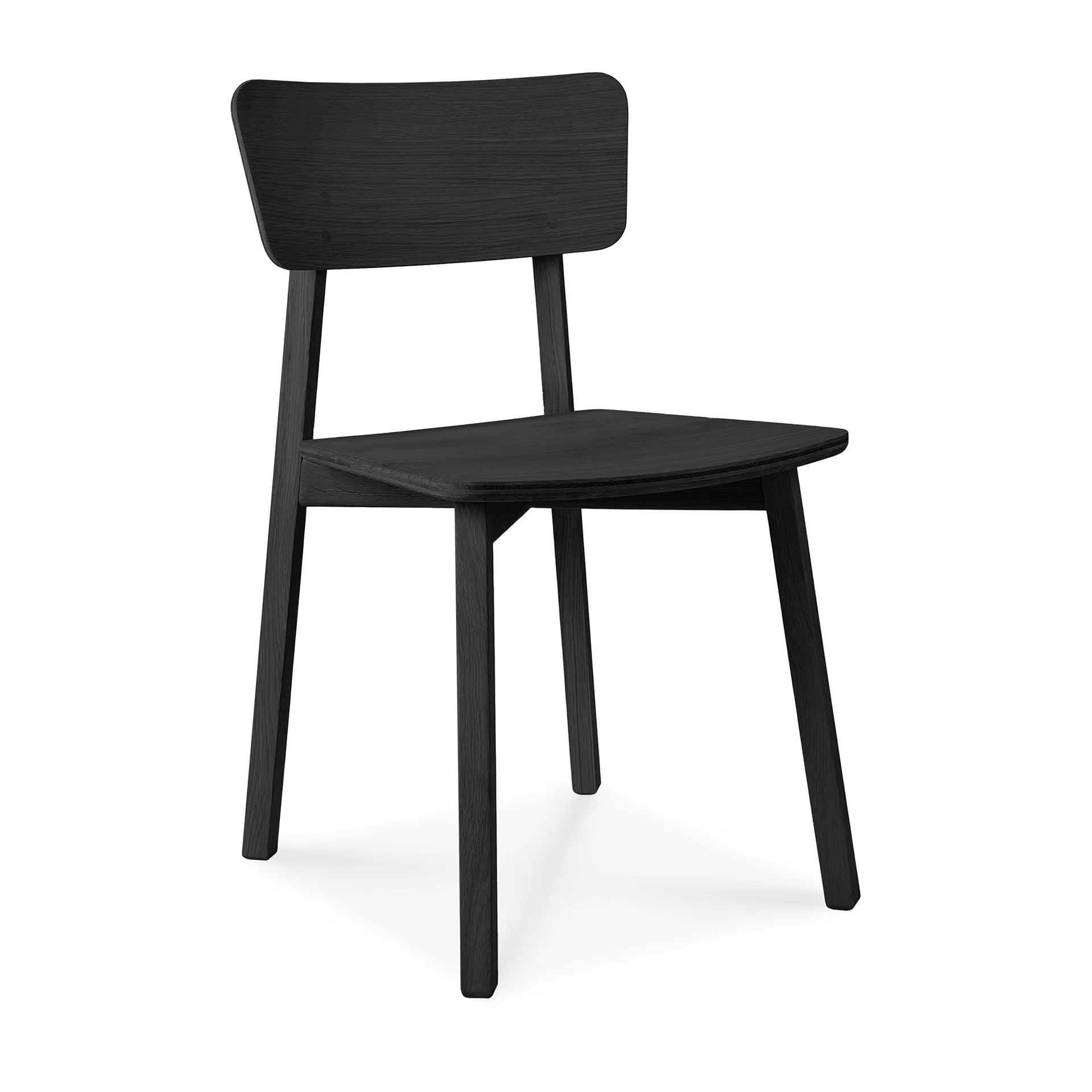 Casale kitchen chair, Black oak Ethnicraft