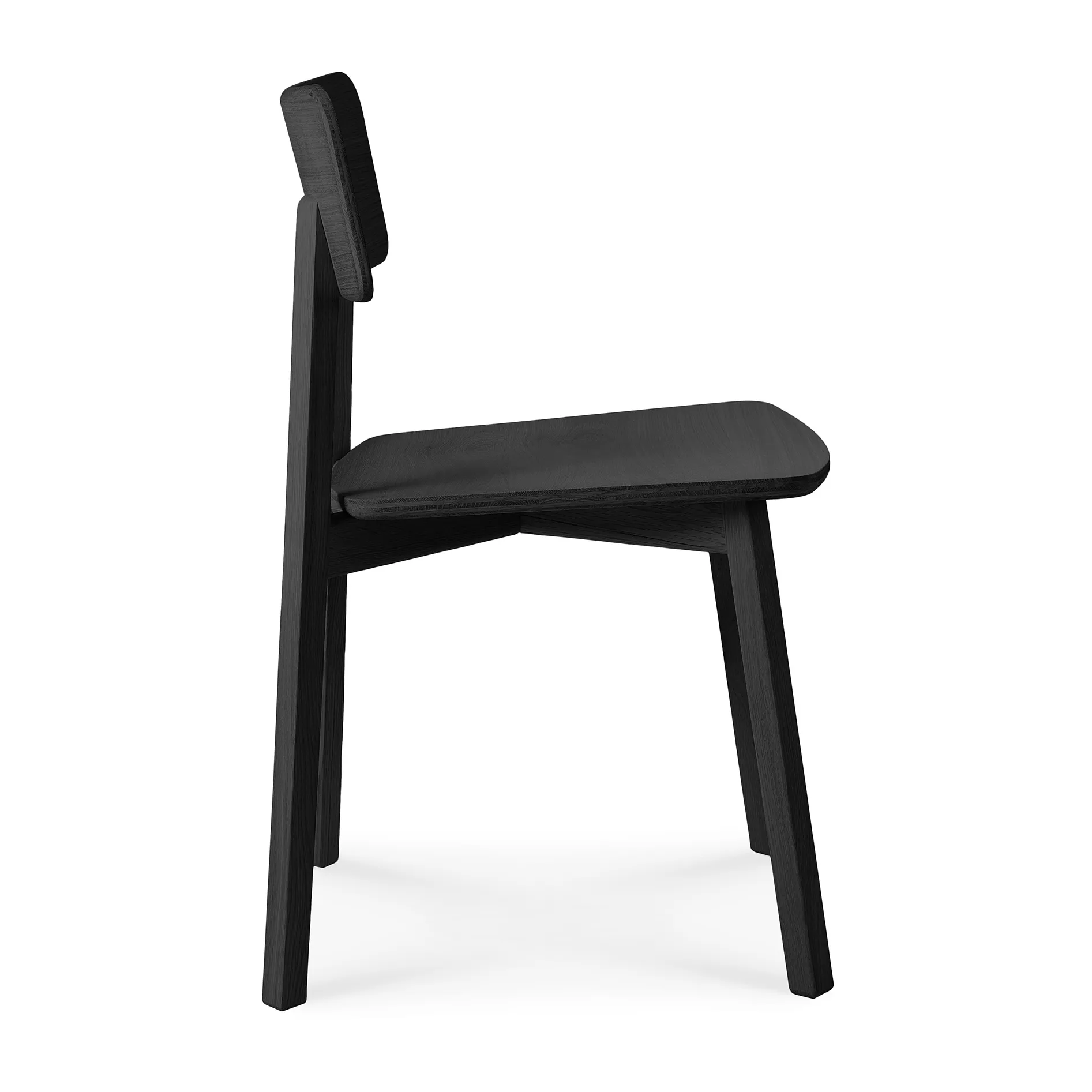 Casale kitchen chair, Black oak Ethnicraft