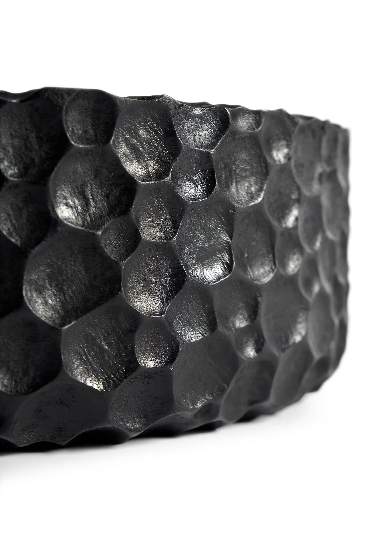 Chopped bowls set of 3, Lacquered mahogany Ethnicraft