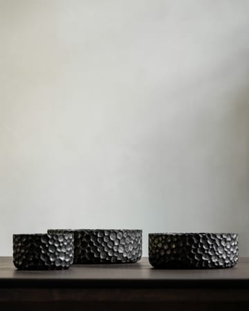 Chopped bowls set of 3 - Lacquered mahogany - Ethnicraft