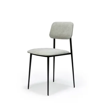 DC Dining chair - Light grey-Black metal - Ethnicraft