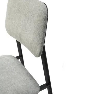 DC Dining chair - Light grey-Black metal - Ethnicraft