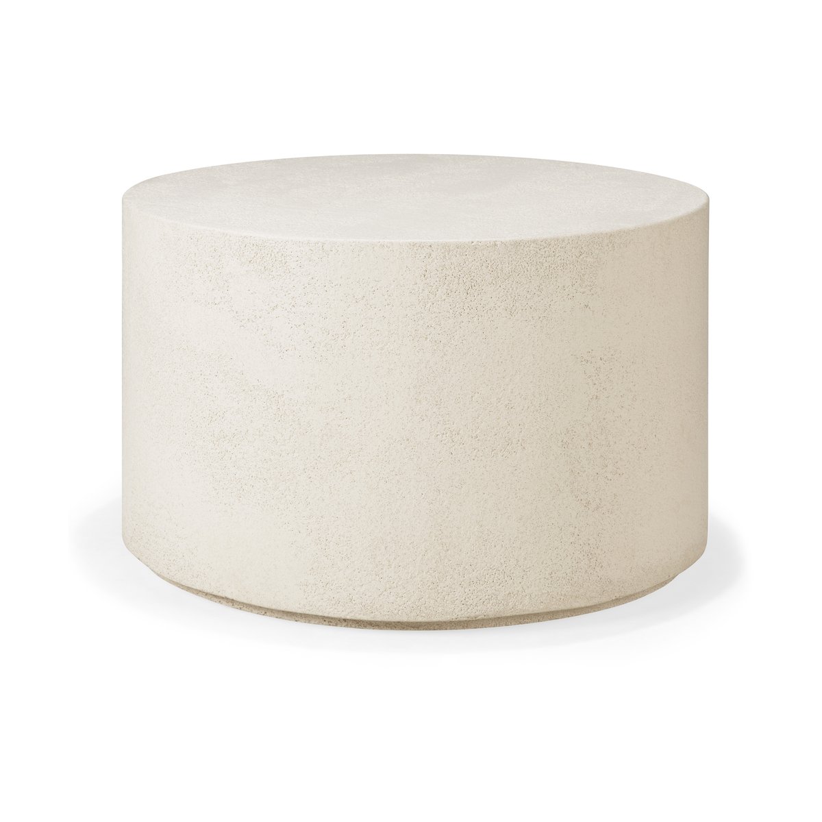 Ethnicraft Elements coffee table Off white, o60 cm | Scandinavian Design | Coffee tables | White