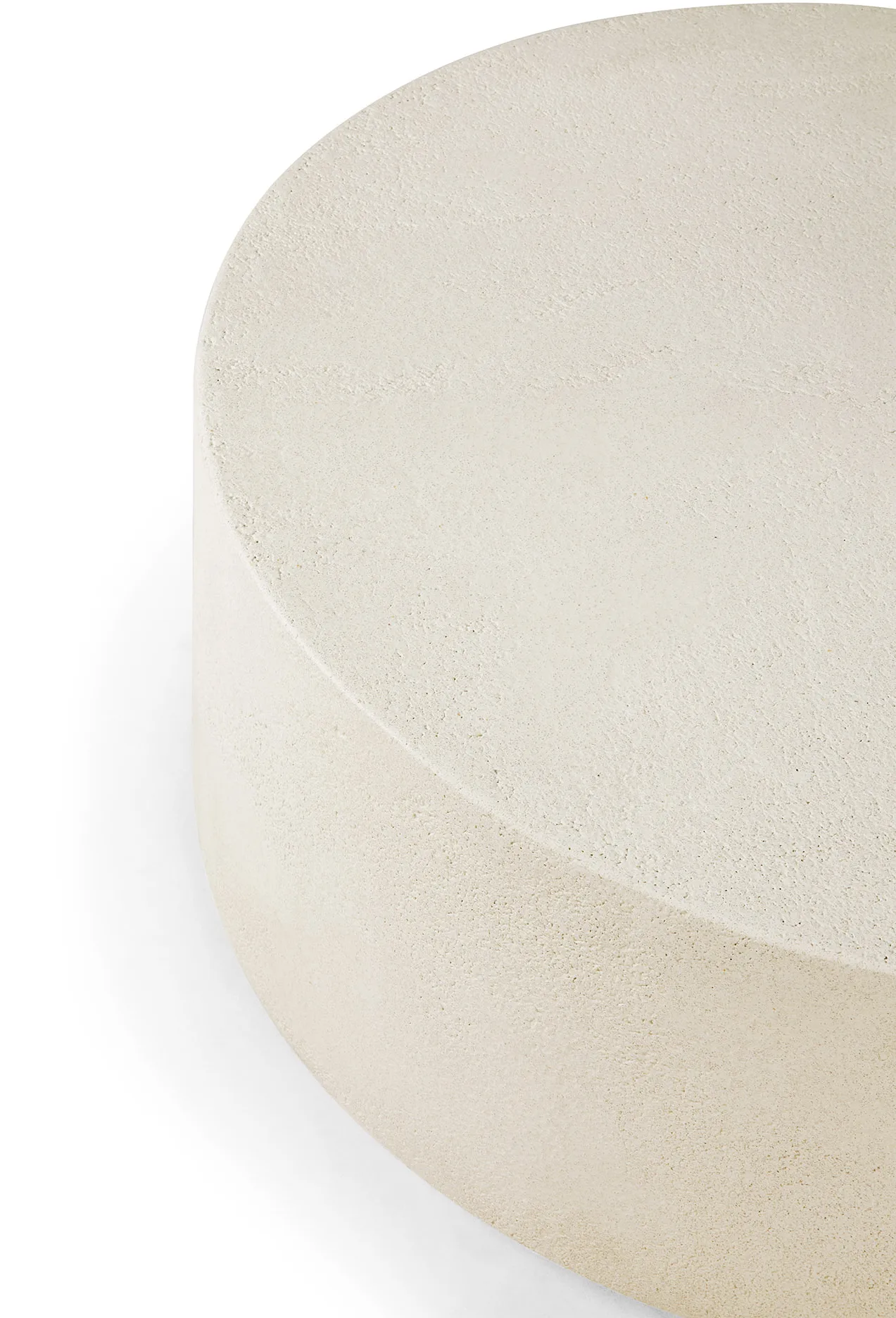 Elements coffee table, Off white, Ø80 cm Ethnicraft