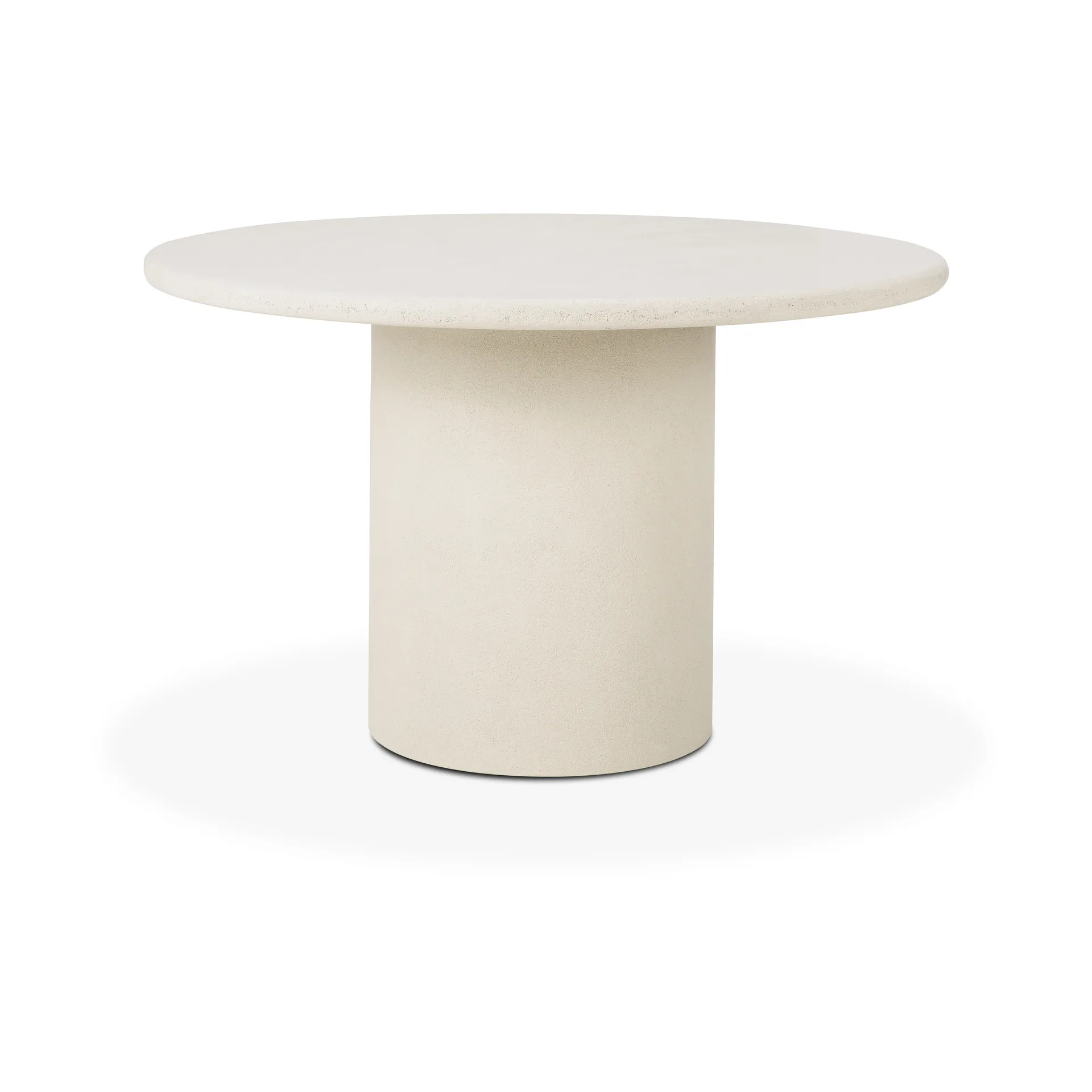 Elements dining table, Off White, Ø125 cm Ethnicraft