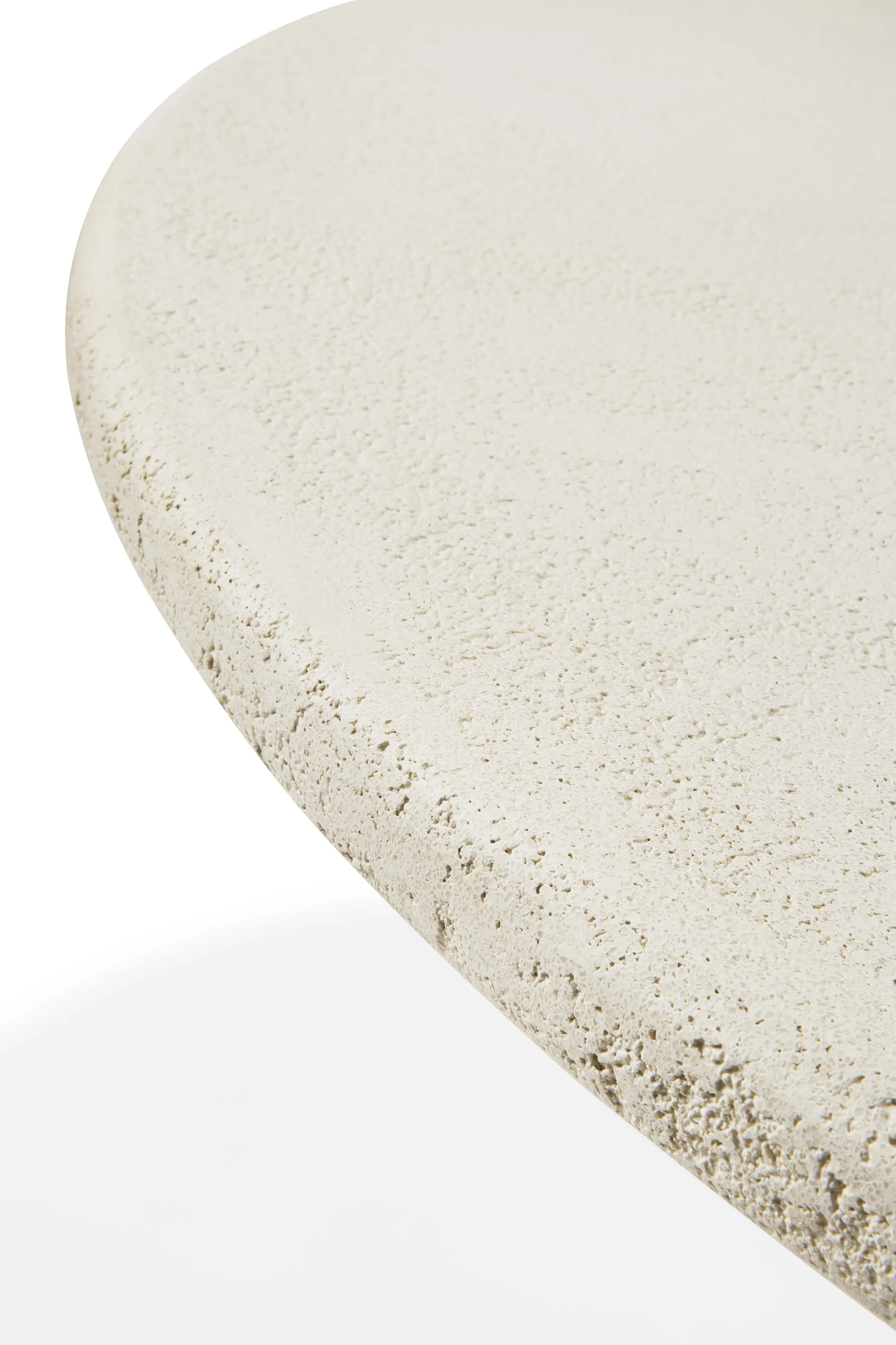 Elements dining table, Off White, Ø125 cm Ethnicraft