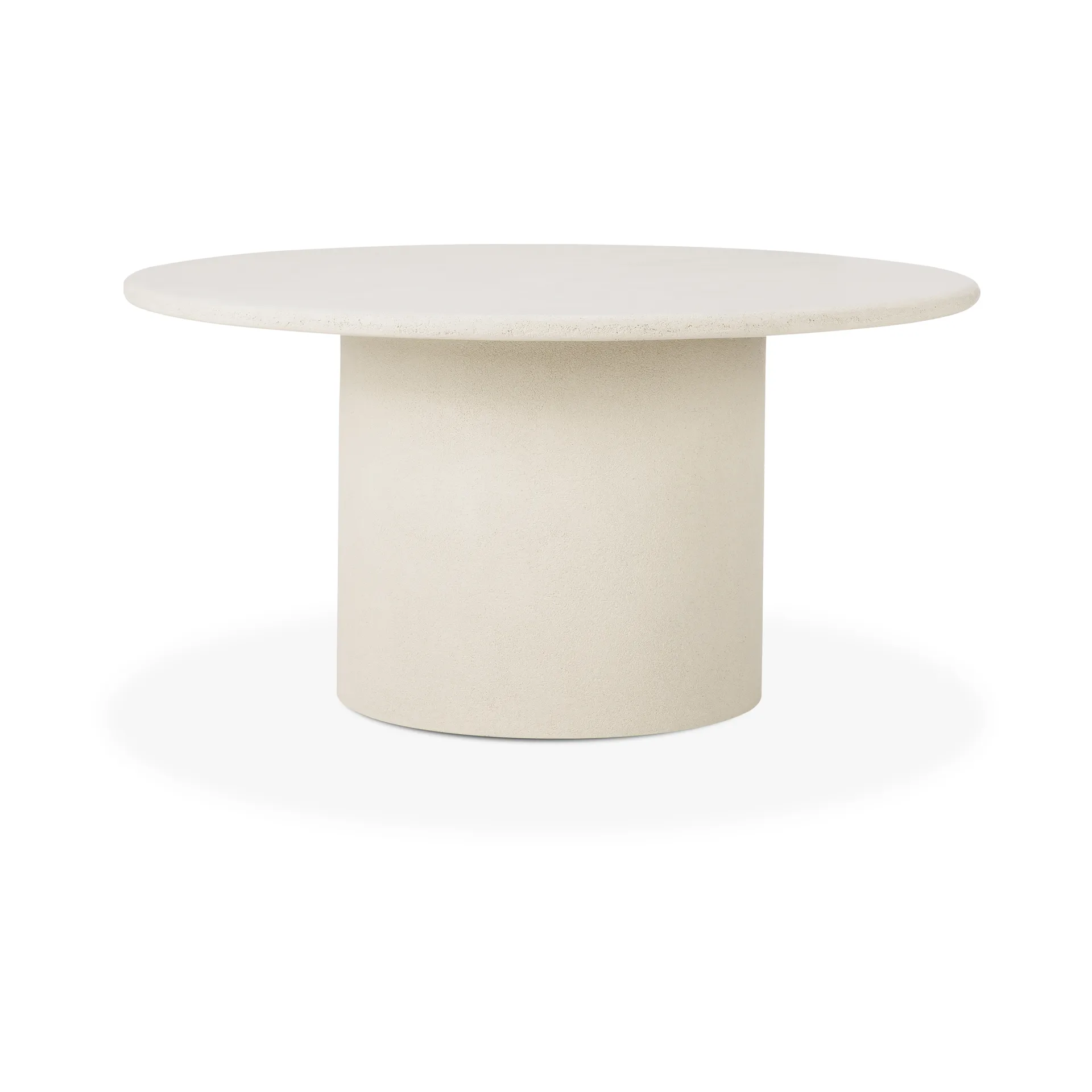 Elements dining table, Off white, Ø150 cm Ethnicraft