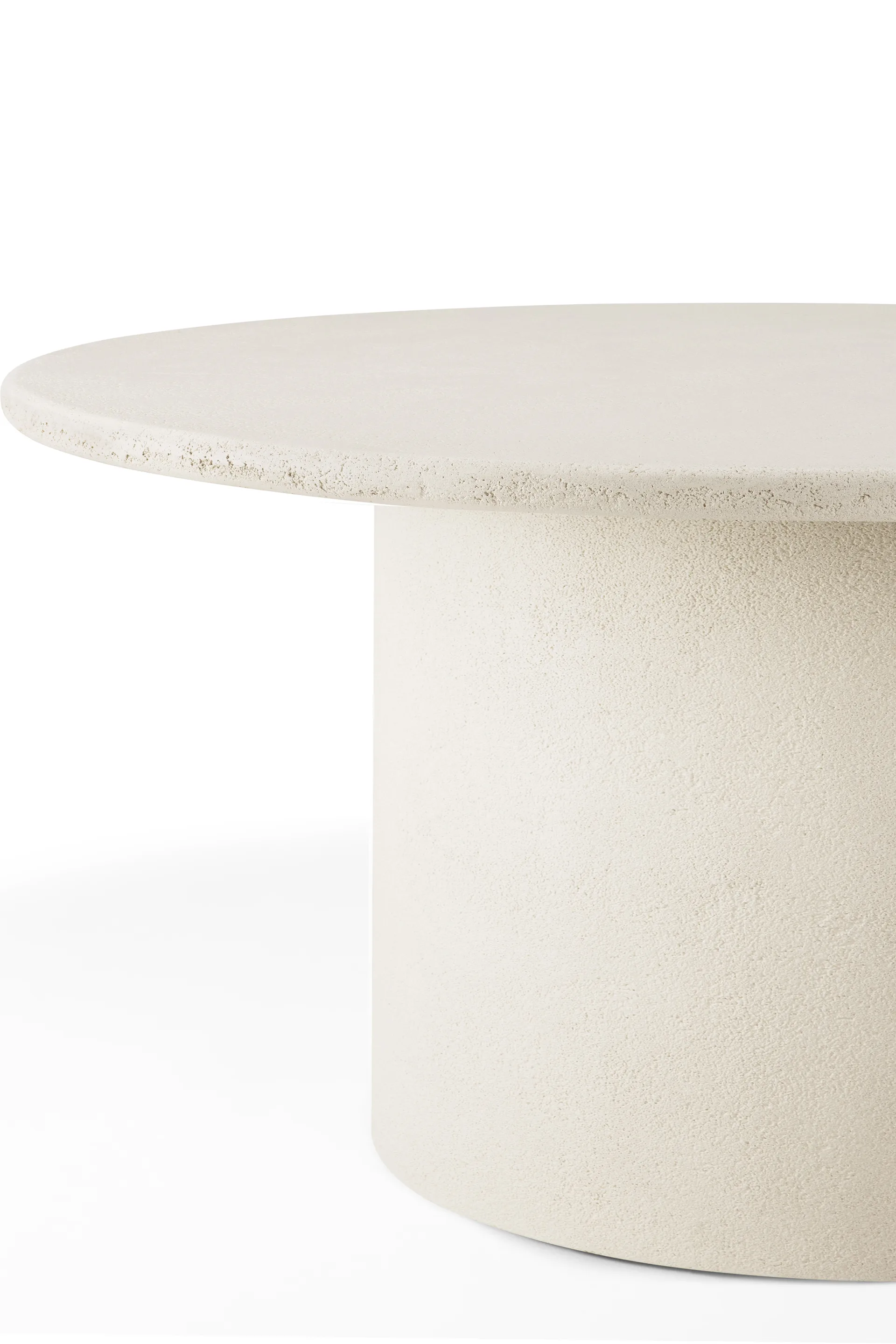 Elements dining table, Off white, Ø150 cm Ethnicraft
