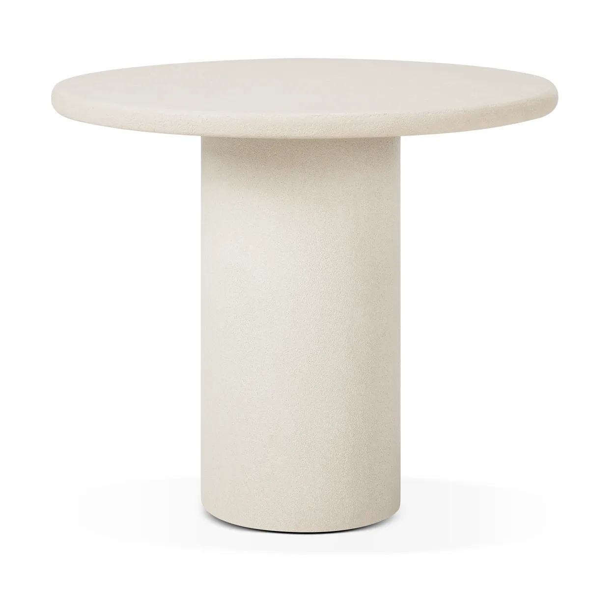 Ethnicraft Elements dining table Off White, o90 cm | Scandinavian Design | Dining tables | White