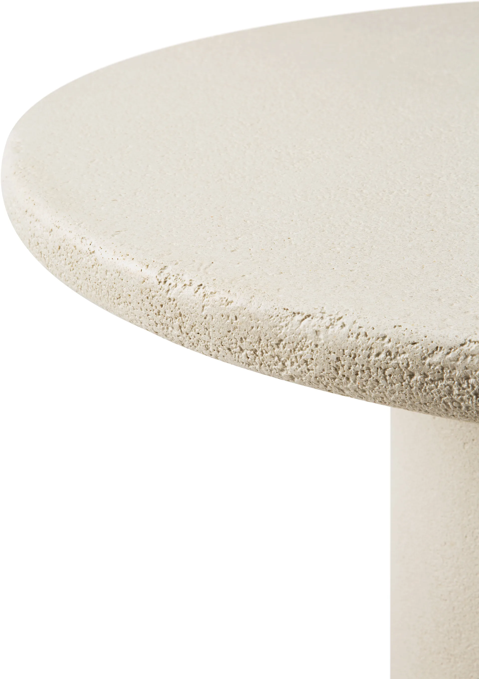 Elements dining table, Off White, Ø90 cm Ethnicraft