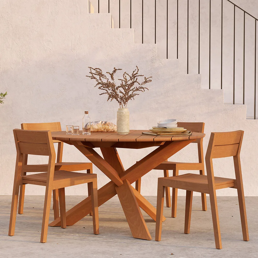 Ex 1 outdoor chair, Teak Ethnicraft