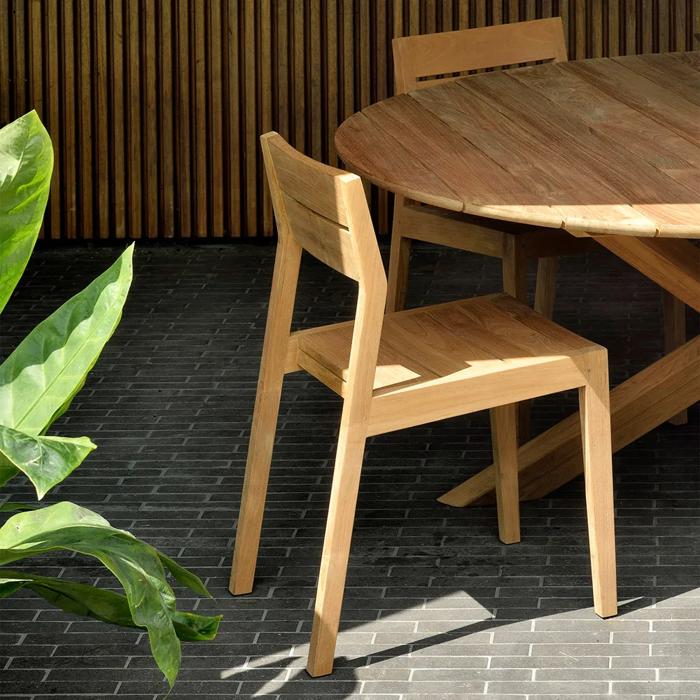 Ex 1 outdoor chair, Teak Ethnicraft