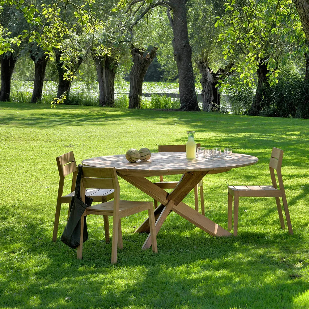 Ex 1 outdoor chair, Teak Ethnicraft