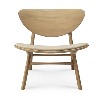 Eye lounge armchair - Oak, off-white - Ethnicraft