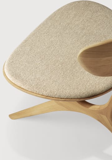 Eye lounge armchair - Oak, off-white - Ethnicraft
