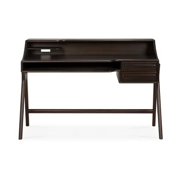 Flow desk - Rose brown mahogany, 140x55 cm - Ethnicraft