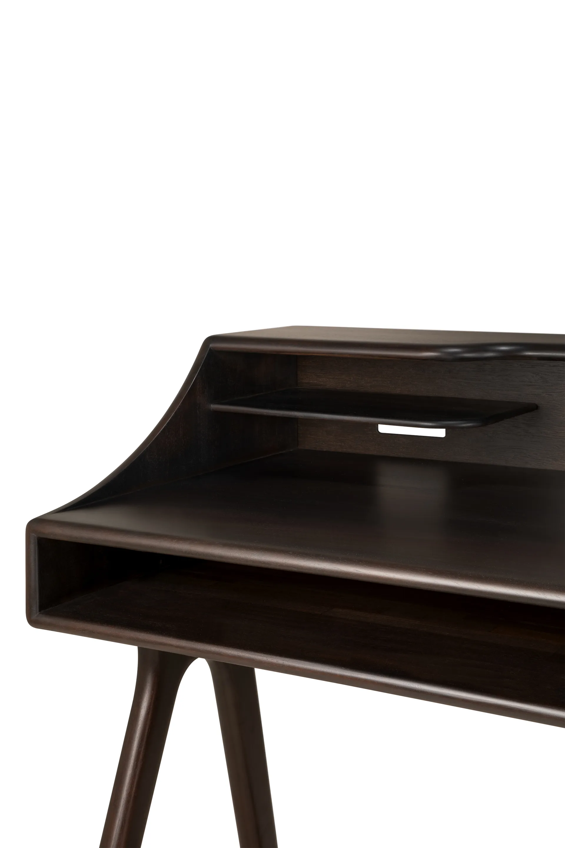 Flow desk, Rose brown mahogany, 140x55 cm Ethnicraft