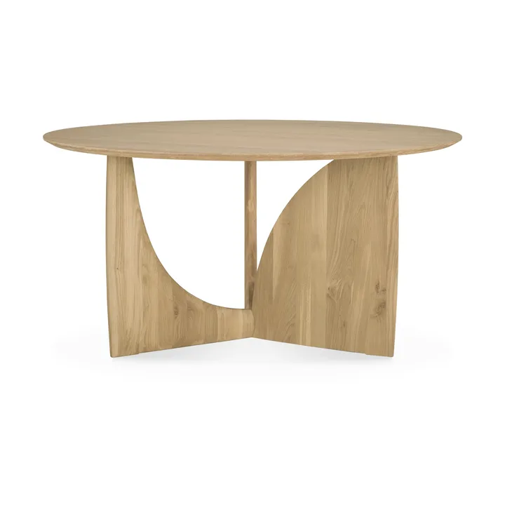 Geometric dining table - Oak, Ø150 cm - Ethnicraft