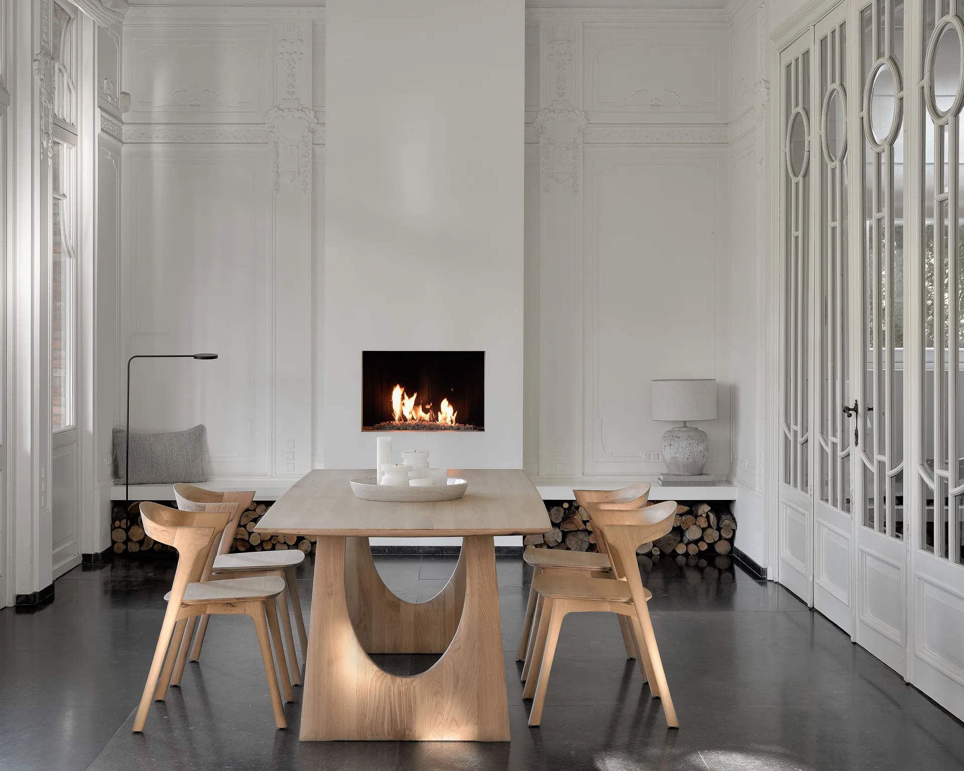 Geometric dining table, Oak 220x100 cm Ethnicraft