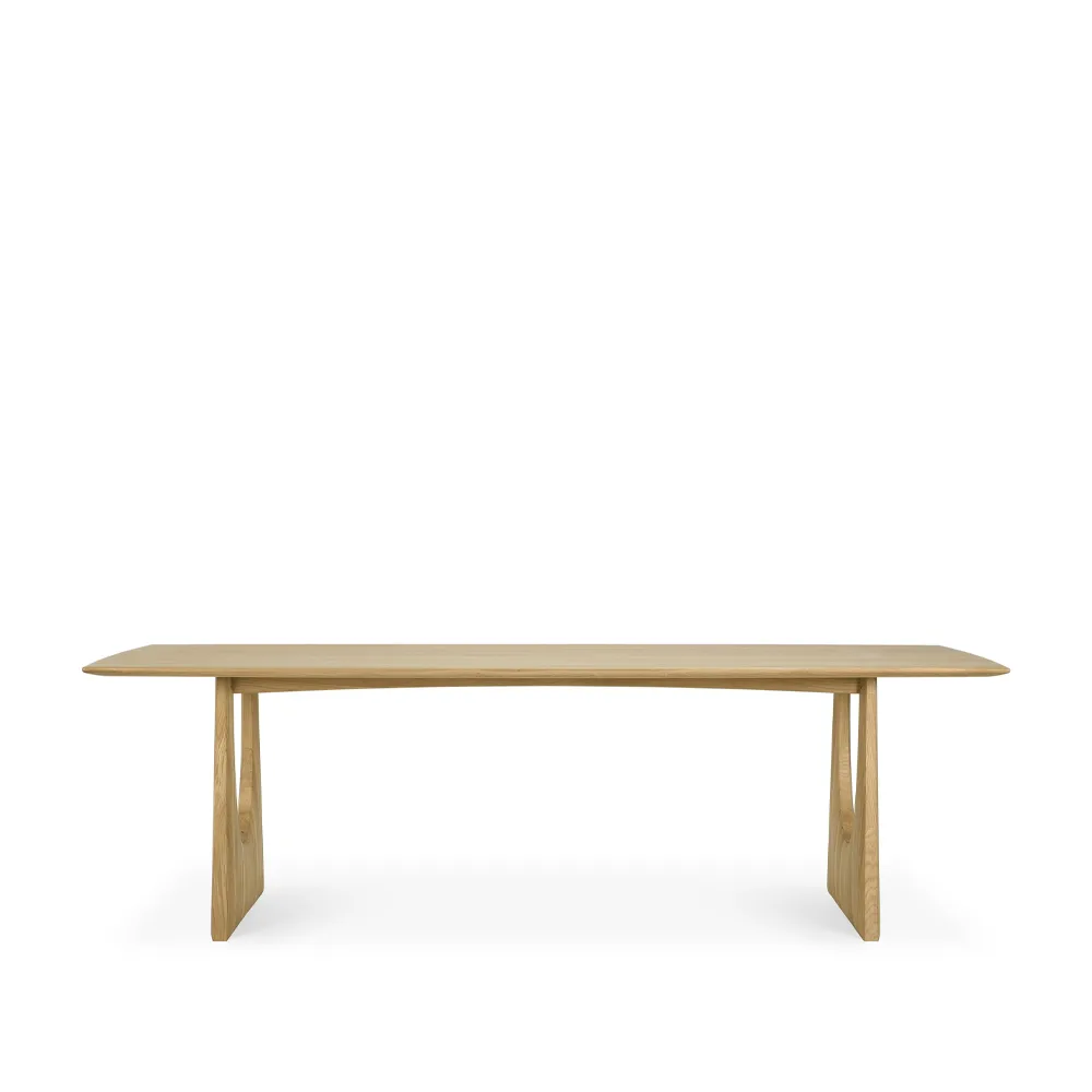 Ethnicraft Geometric dining table Oak 250 cm