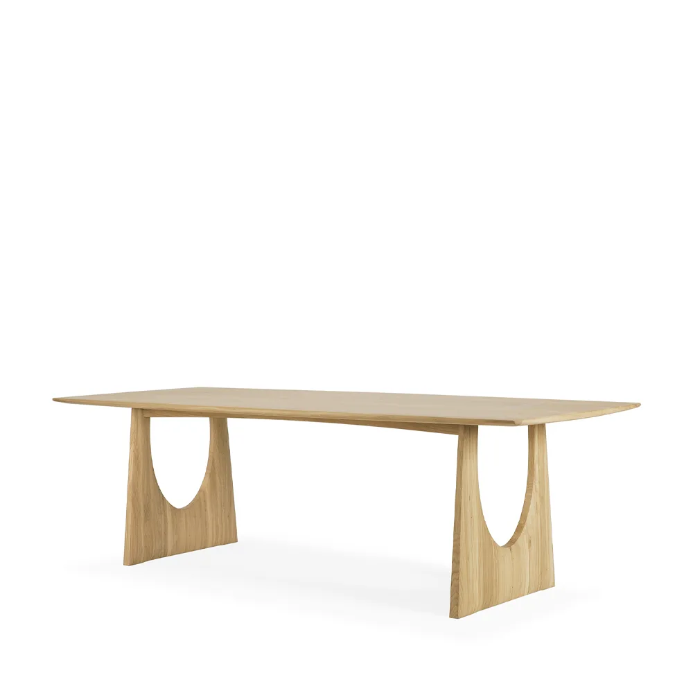 Geometric dining table, Oak 250 cm Ethnicraft
