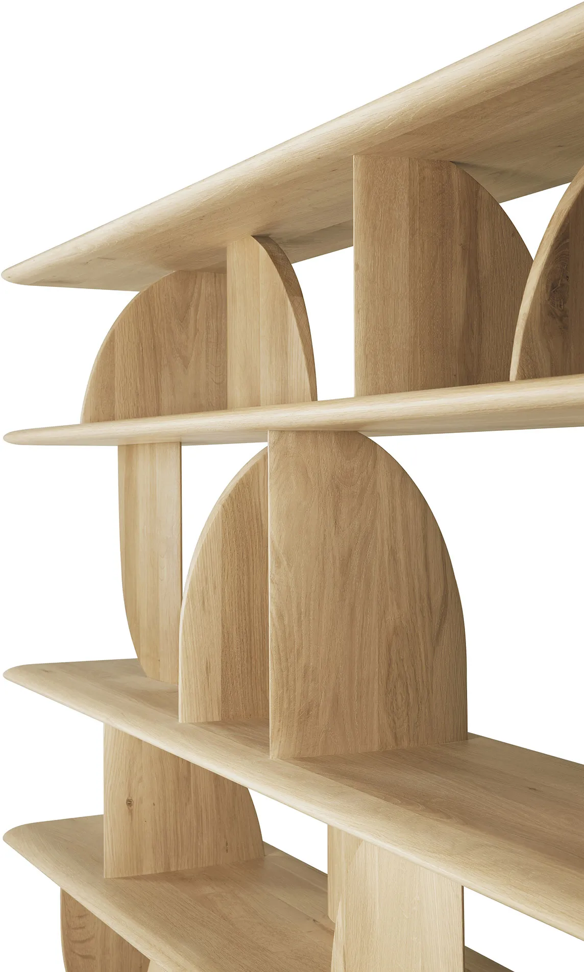 Geometric shelf, Oak Ethnicraft