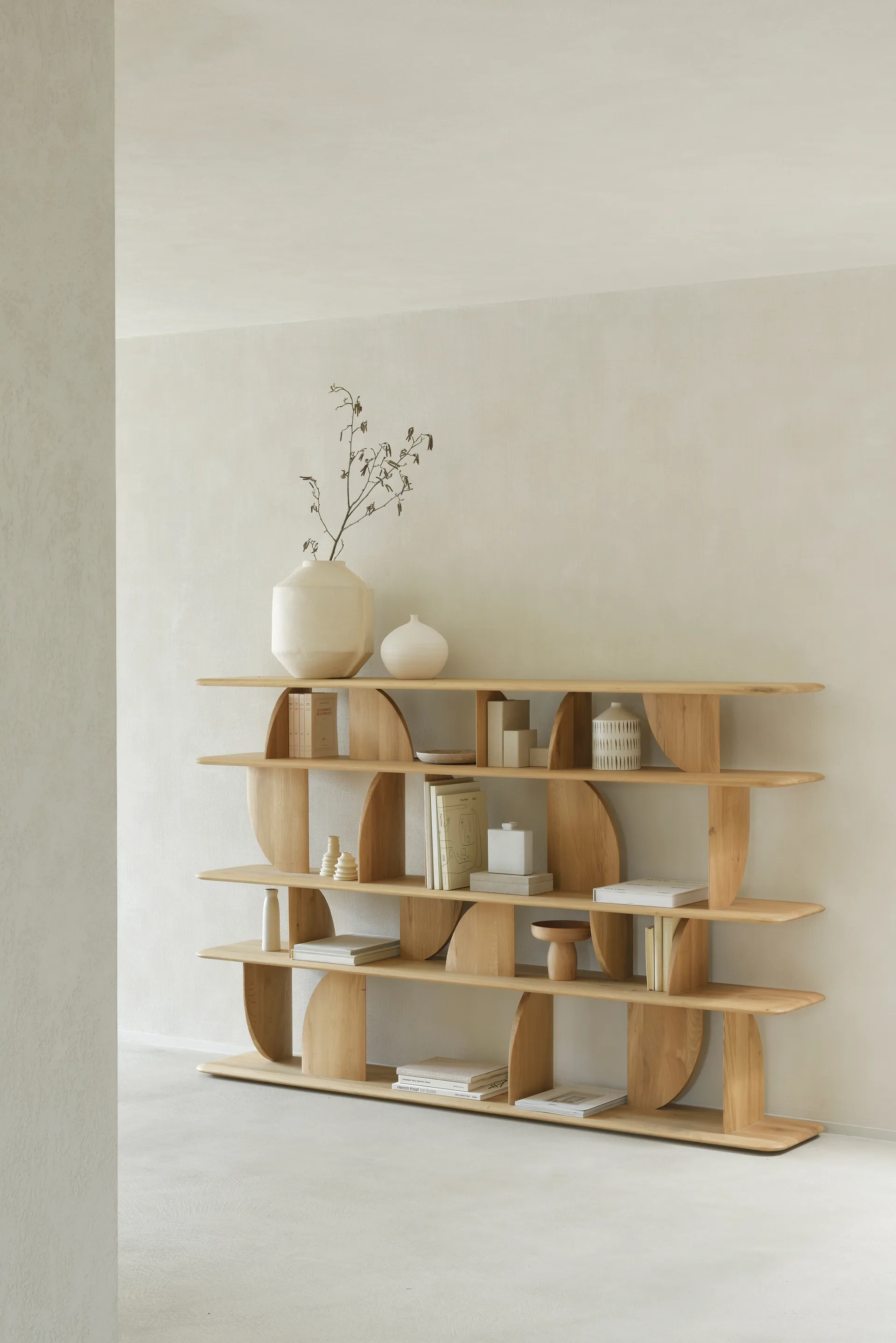 Geometric shelf, Oak Ethnicraft