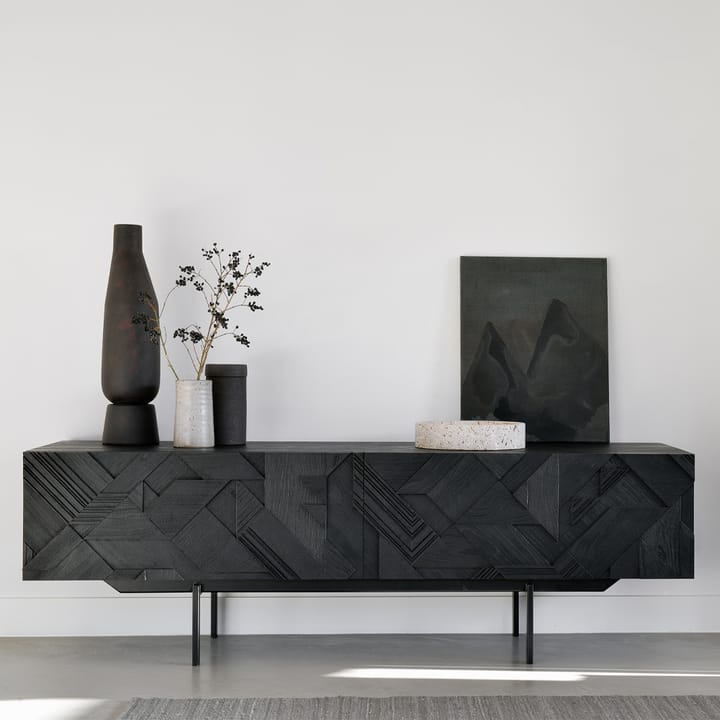 Graphic media cabinet, Black 242 cm Ethnicraft