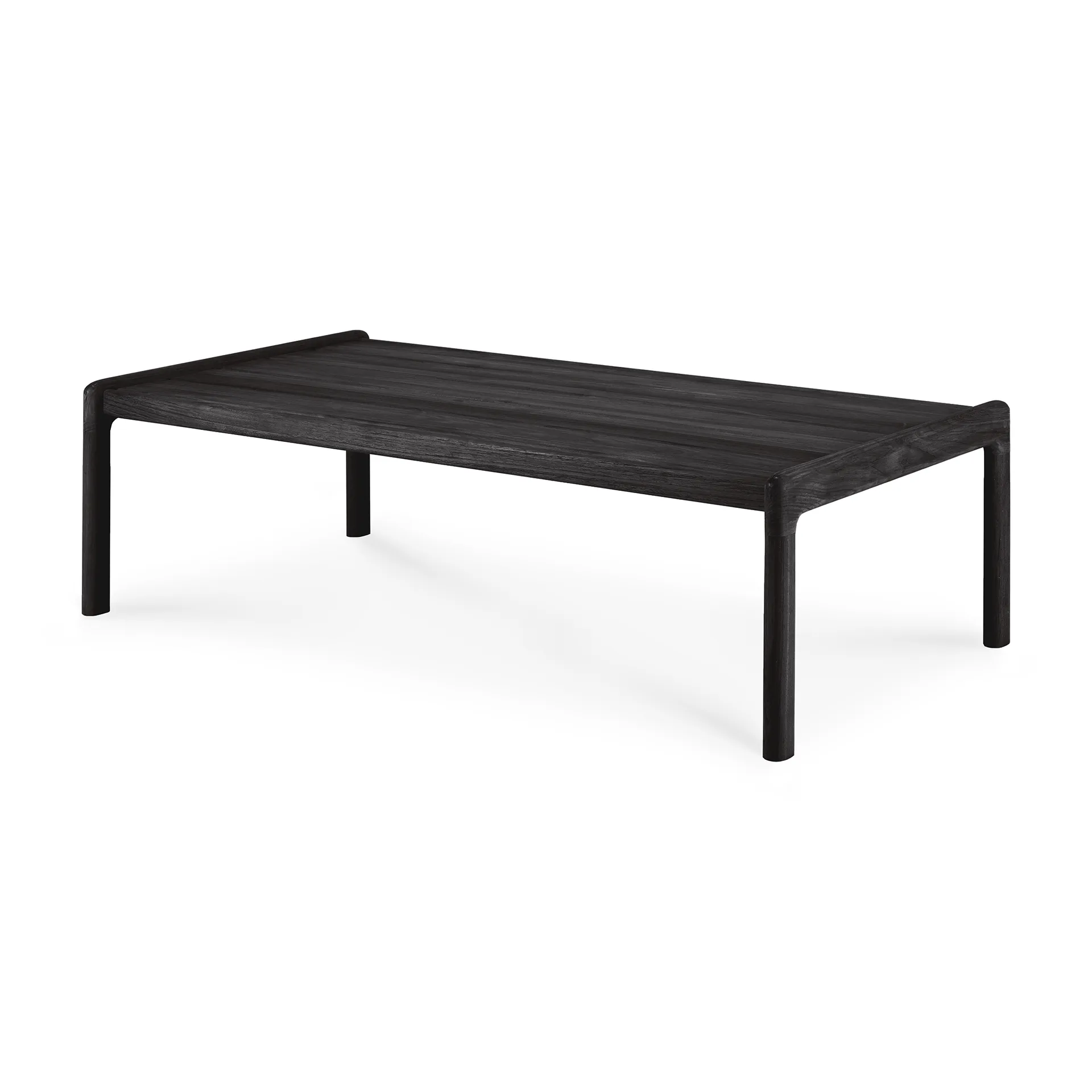 Jack outdoor coffee table black stained teak, 120x65 cm Ethnicraft