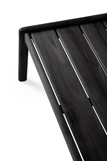 Jack outdoor coffee table black stained teak - 120x65 cm - Ethnicraft