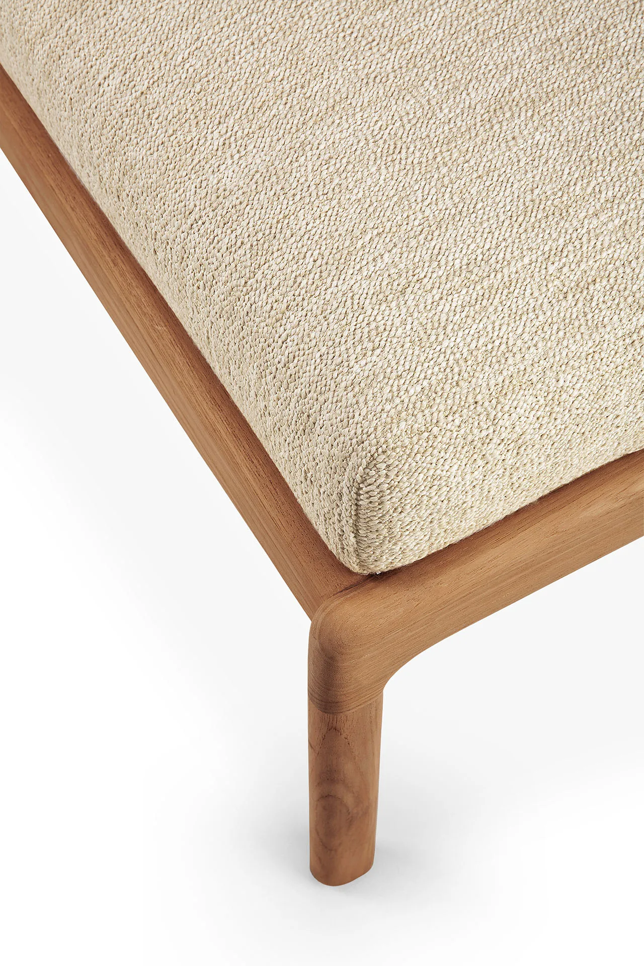 Jack outdoor footstool teak, Natural Ethnicraft