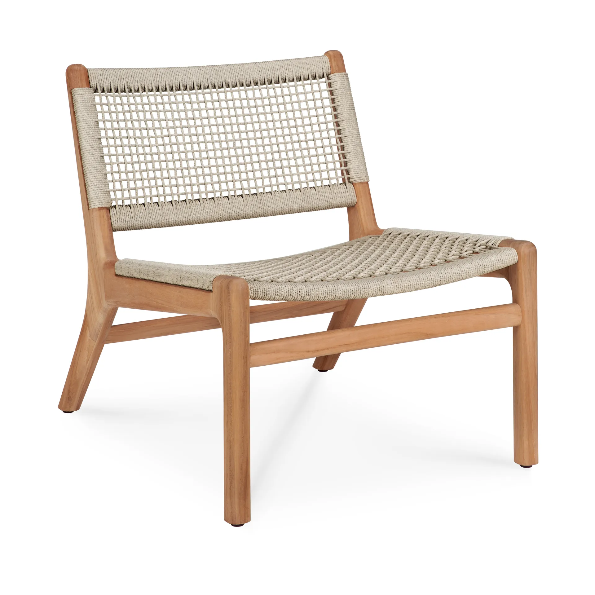 Jack outdoor lounge armchair teak, Beige Ethnicraft